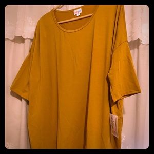 SOLD LuLaRoe Irma XL Solid Mustard BNWT